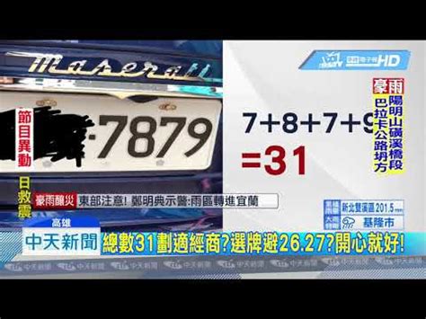 車牌數字選擇